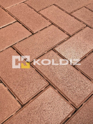 Брусчатка Колдиз Прямоугольник 240х120х70 Бордовая