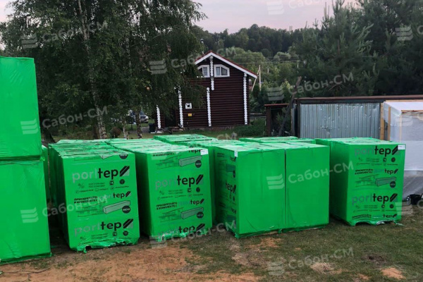 Пеноблоки перегородочные Poritep 625х250х75, D600