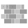 Тротуарная плитка Steinrus Бельпассо Color Mix 40 мм