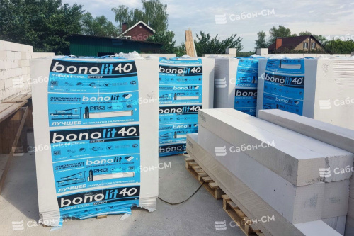Газосиликатные блоки Bonolit Малоярославец Д500 625х250х200 стеновые